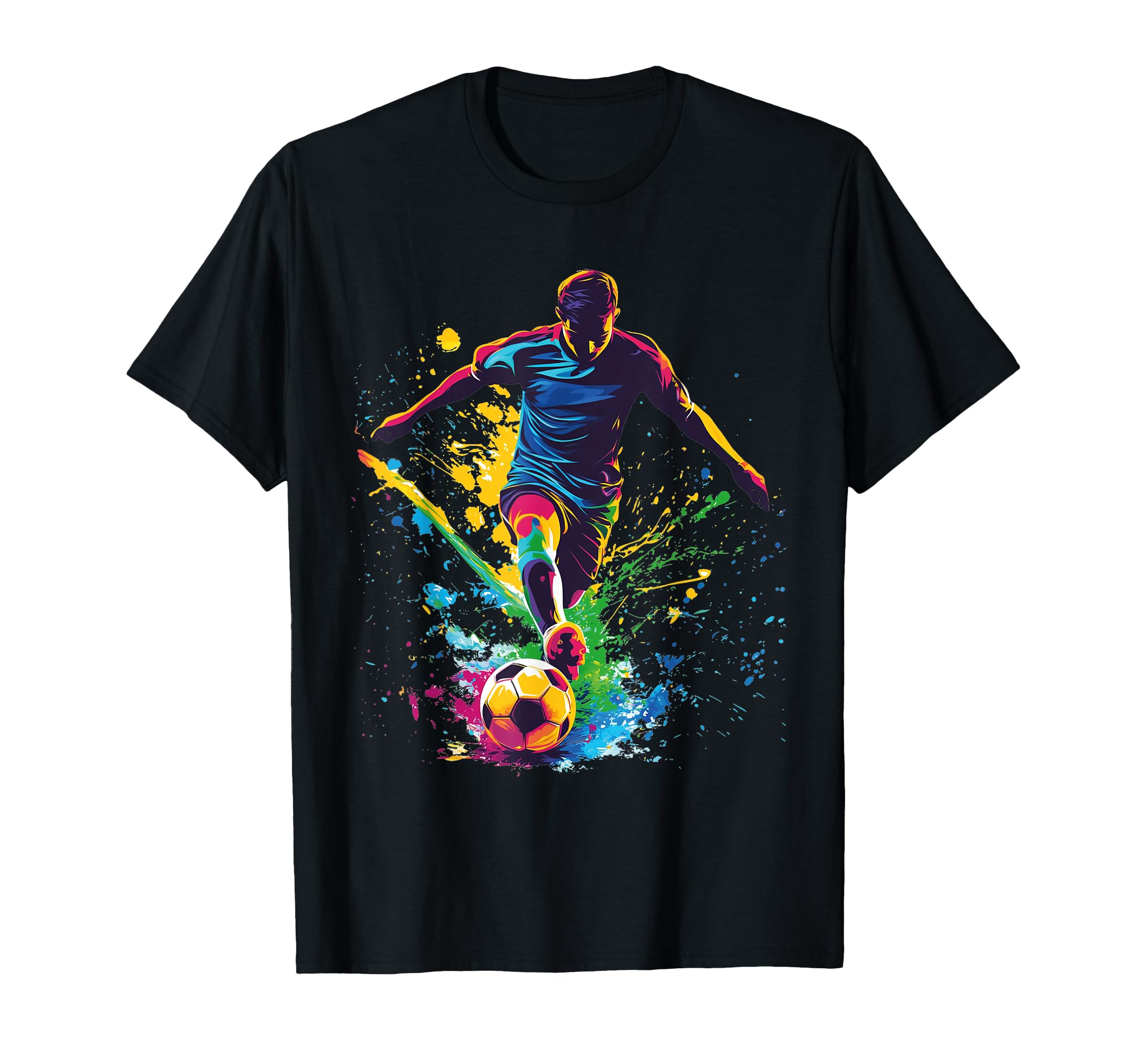 Soccer Ball Football Player And Fan T-Shirt - Aesthetic Graphic Unisex - T-Shirt, Sweatshirt, Hoodie