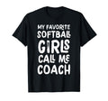 My Favorite Softball Call Me Coach Funny T-Shirt - Custom Art Print Unisex - T-Shirt, Sweatshirt, Hoodie