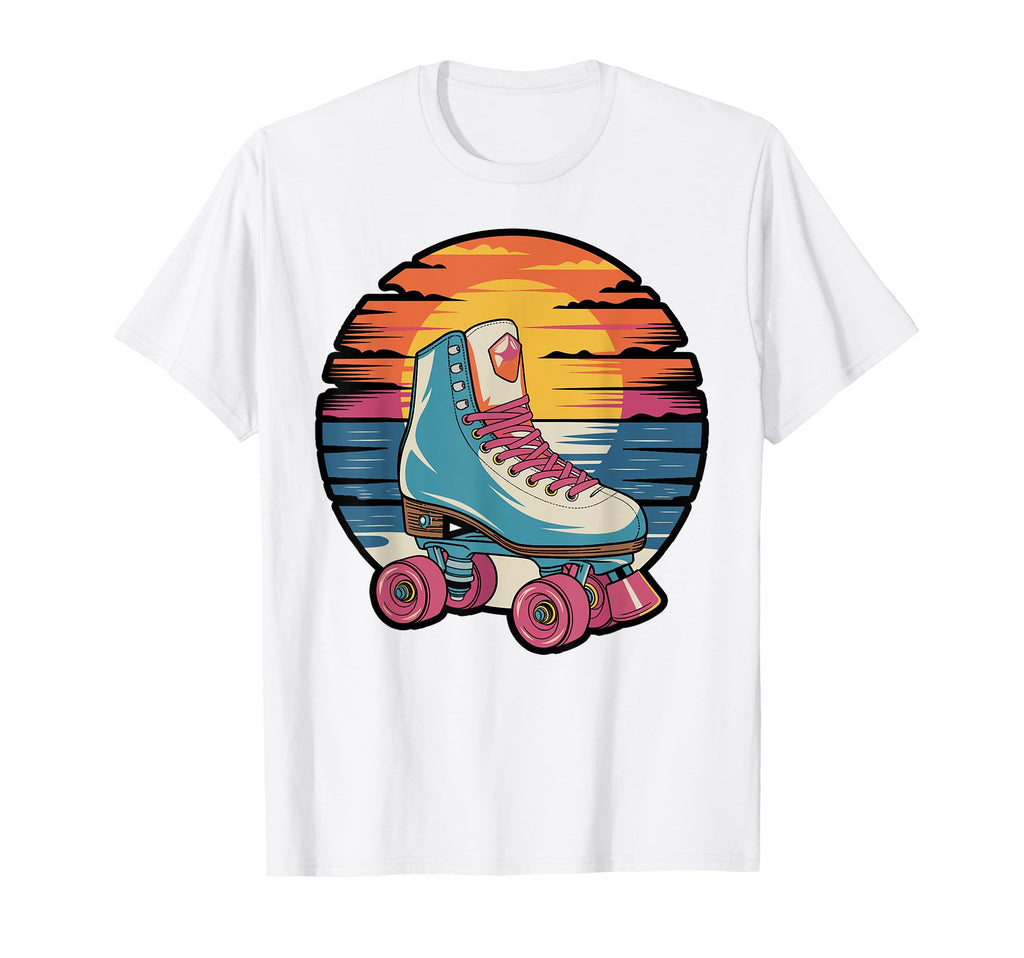 Colorful Roller Skate Lineup T-Shirt - Custom Art Print for Adults - T-Shirt, Sweatshirt, Hoodie