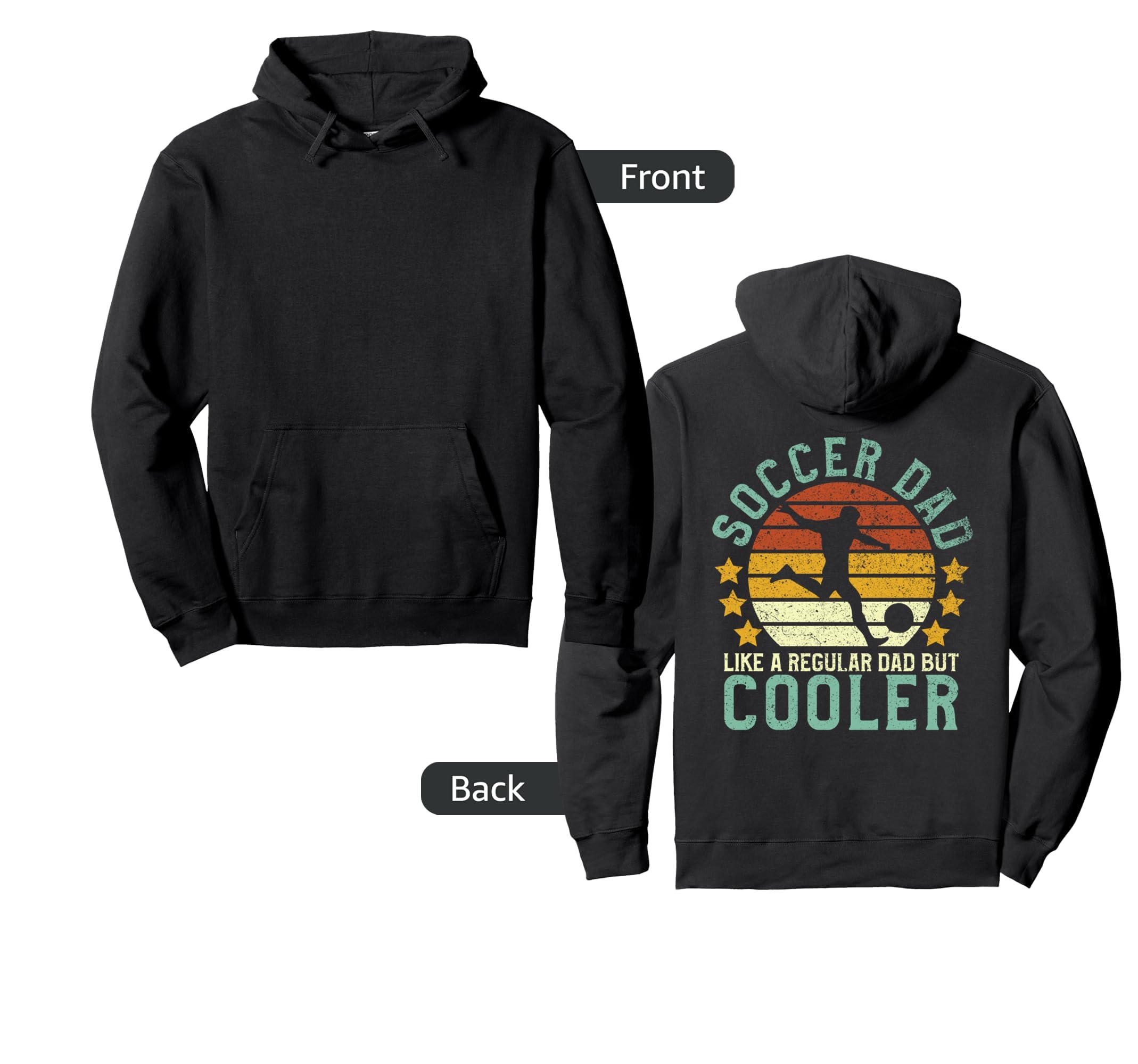 Soccer Dad Funny Soccer Player Fan Hoodie - Novelty Apparel Men Women - T-Shirt, Sweatshirt, Hoodie