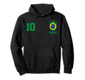 Chica Brazil Flag Brazilian Pride Soccer Hoodie - Streetwear Style Unisex - T-Shirt, Sweatshirt, Hoodie