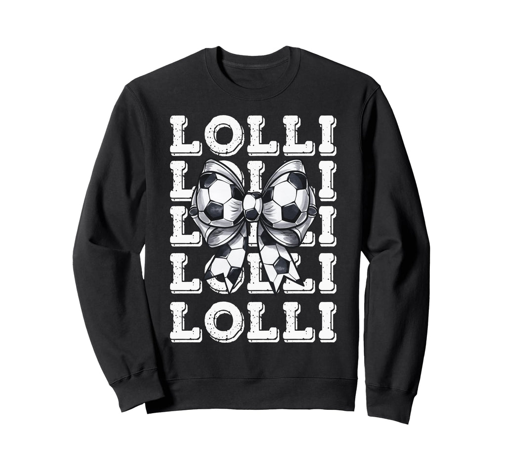 Coquette Soccer Lolli Matching Family Sweatshirt - Custom Art Print Unisex - T-Shirt, Sweatshirt, Hoodie