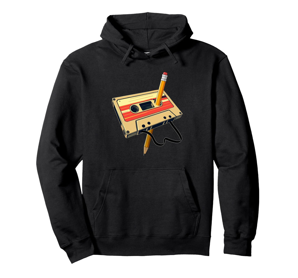80S 90S Party Costume Nostalgia Cassette Hoodie - Custom Art Print Unisex - T-Shirt, Sweatshirt, Hoodie