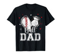 Ball Dad Baseball Soccer Heart Nana T-Shirt - Minimalist Print Men Women - T-Shirt, Sweatshirt, Hoodie