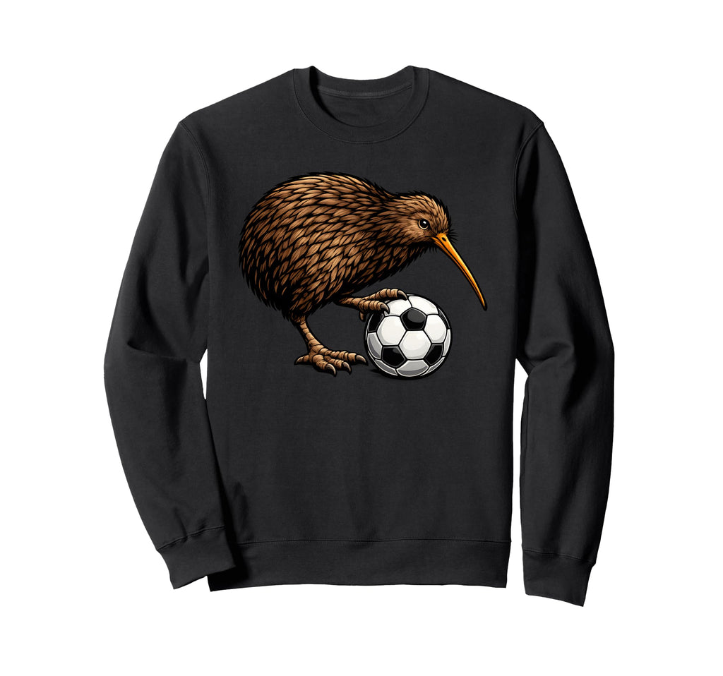 Funny Kiwi Bird Soccer Ball New Sweatshirt - Novelty Apparel for Adults - T-Shirt, Sweatshirt, Hoodie