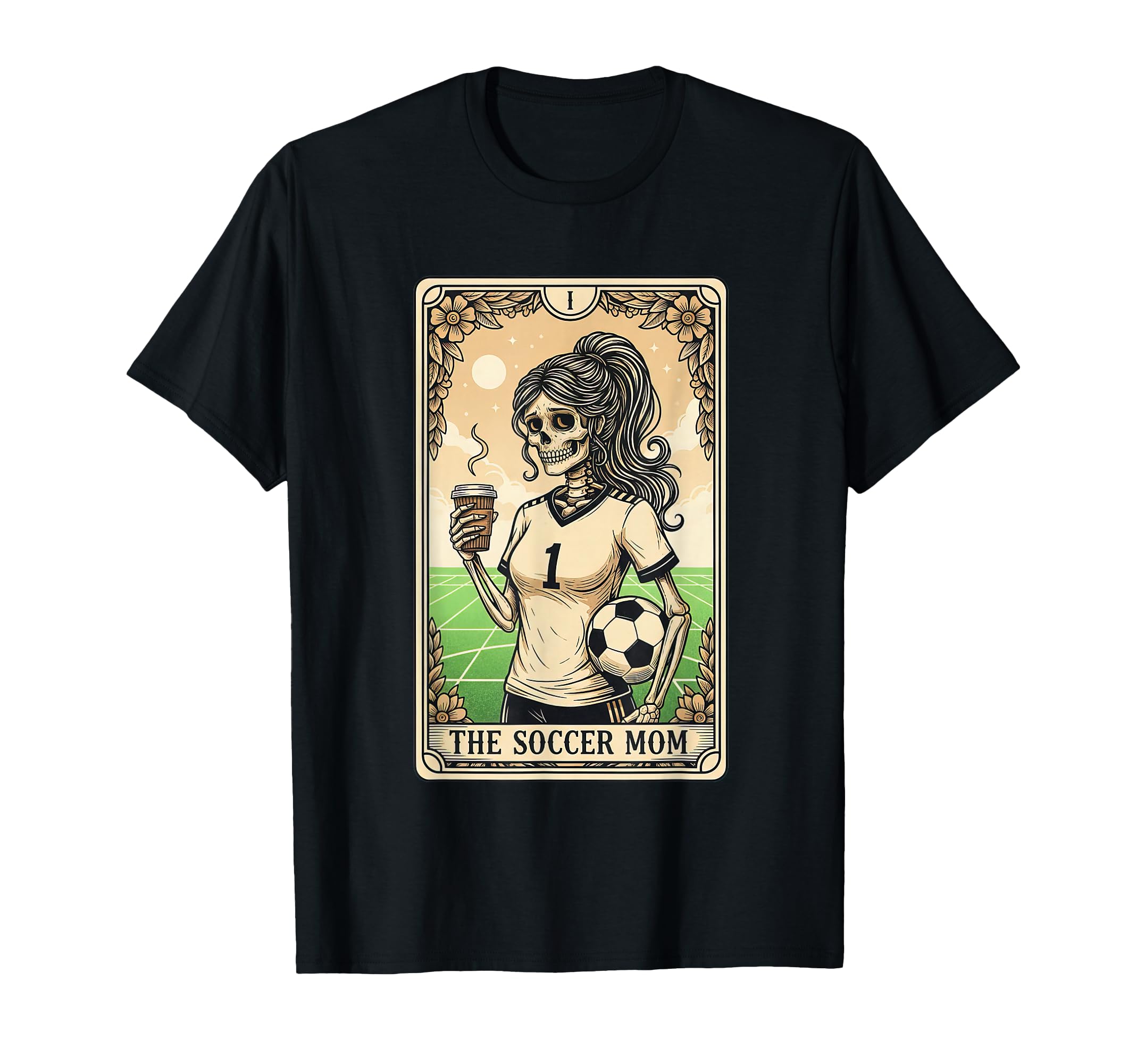 Soccer Mom Tarot Card Halloween T-Shirt - Casual Everyday Wear for Adults - T-Shirt, Sweatshirt, Hoodie