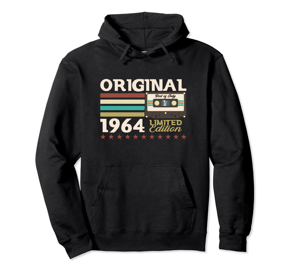 60Th Birthday July 1964 Cassette Gifts Hoodie - Trendy Graphic Men Women - T-Shirt, Sweatshirt, Hoodie