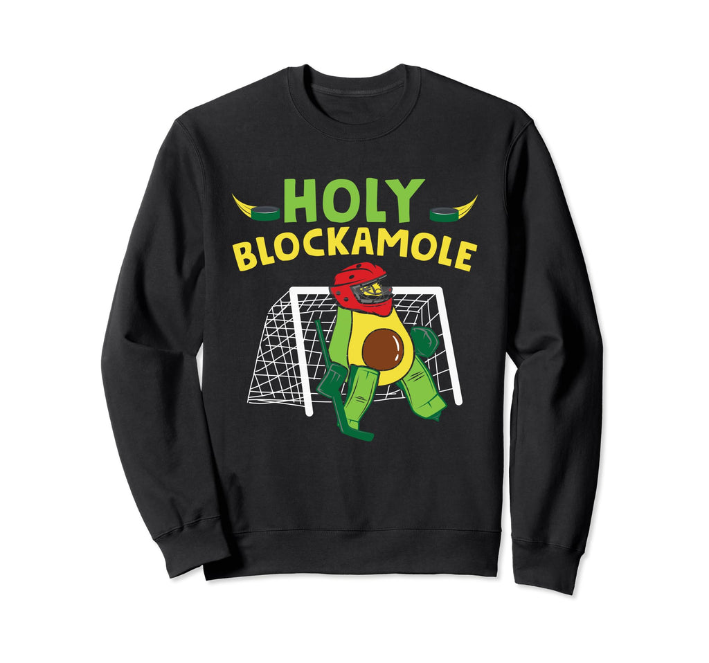 Ice Hockey Goalie Goalkeeper Avocado Sweatshirt - Unique Graphic Men Women - T-Shirt, Sweatshirt, Hoodie