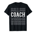Coach Funny Layered Text Coaching T-Shirt - Novelty Apparel Unisex - T-Shirt, Sweatshirt, Hoodie