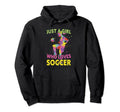 Just Who Loves Soccer Hoodie - Novelty Apparel for Adults - T-Shirt, Sweatshirt, Hoodie