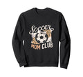 Soccer Mom Club Leopard Bow Mama Sweatshirt - Unique Graphic Men Women - T-Shirt, Sweatshirt, Hoodie
