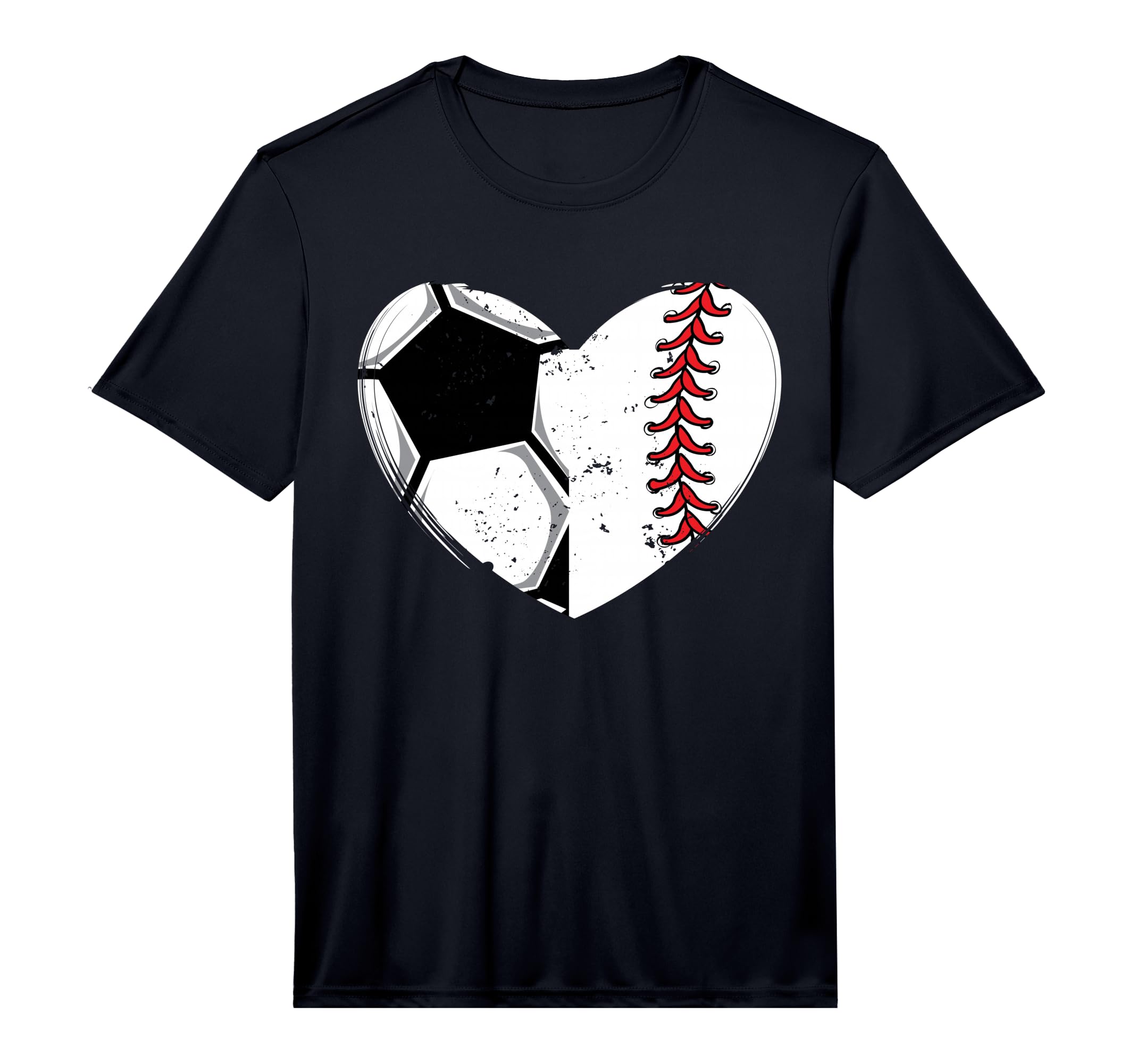 Baseball Lover Heart Soccer Player Gift T-Shirt - Trendy Graphic Unisex - T-Shirt, Sweatshirt, Hoodie