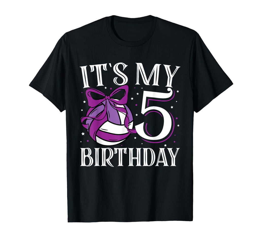 Its My Five 5 Birthday Volleyball T-Shirt - Fun Novelty Design for Adults - T-Shirt, Sweatshirt, Hoodie