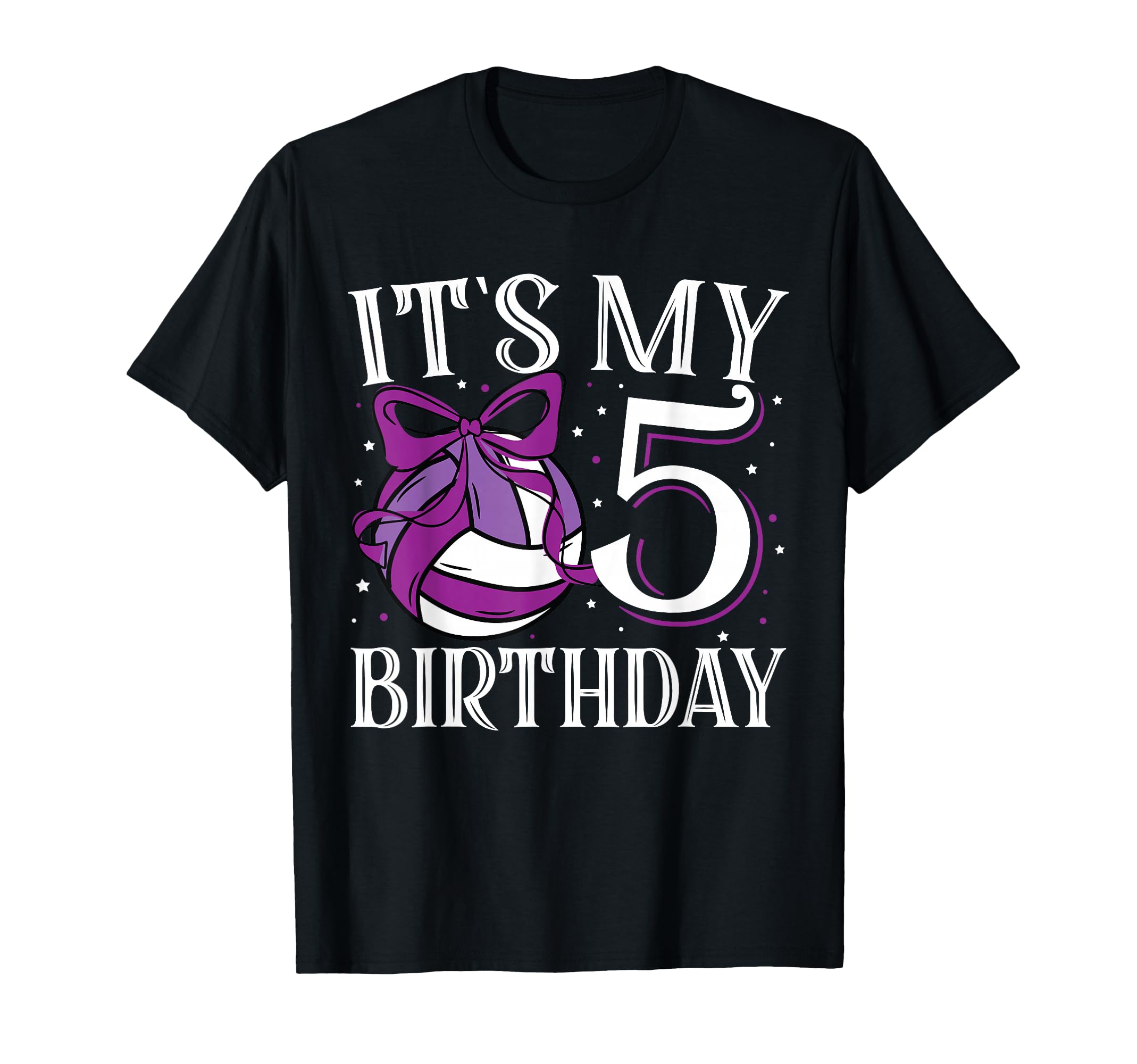 Its My Five 5 Birthday Volleyball T-Shirt - Fun Novelty Design for Adults - T-Shirt, Sweatshirt, Hoodie