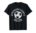 Appanoose County Soccer Distressed 90S T-Shirt - Novelty Apparel for Adults - T-Shirt, Sweatshirt, Hoodie