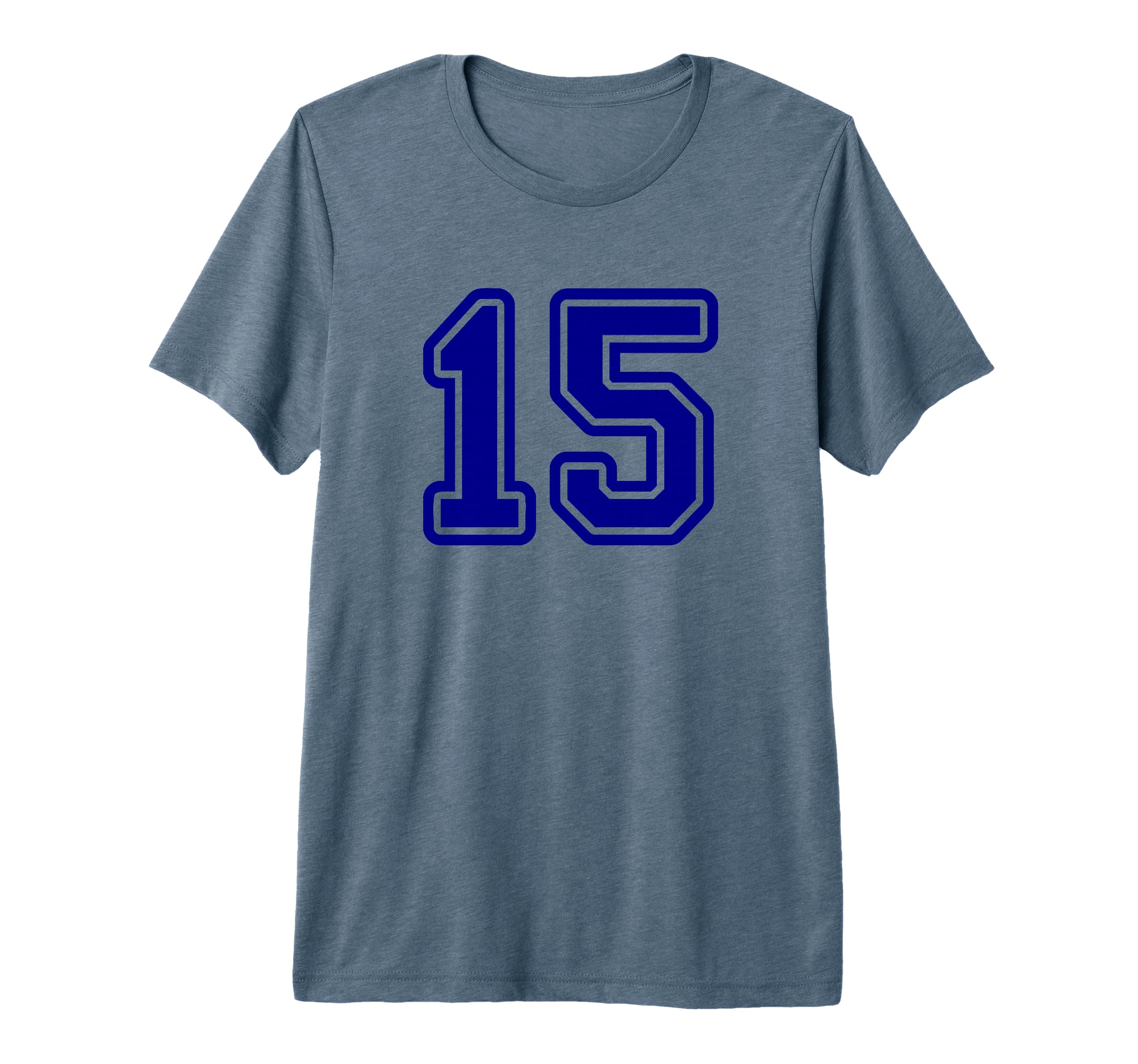 Blue Sport Team 15 Tri Blend T-Shirt - Aesthetic Graphic Unisex - T-Shirt, Sweatshirt, Hoodie