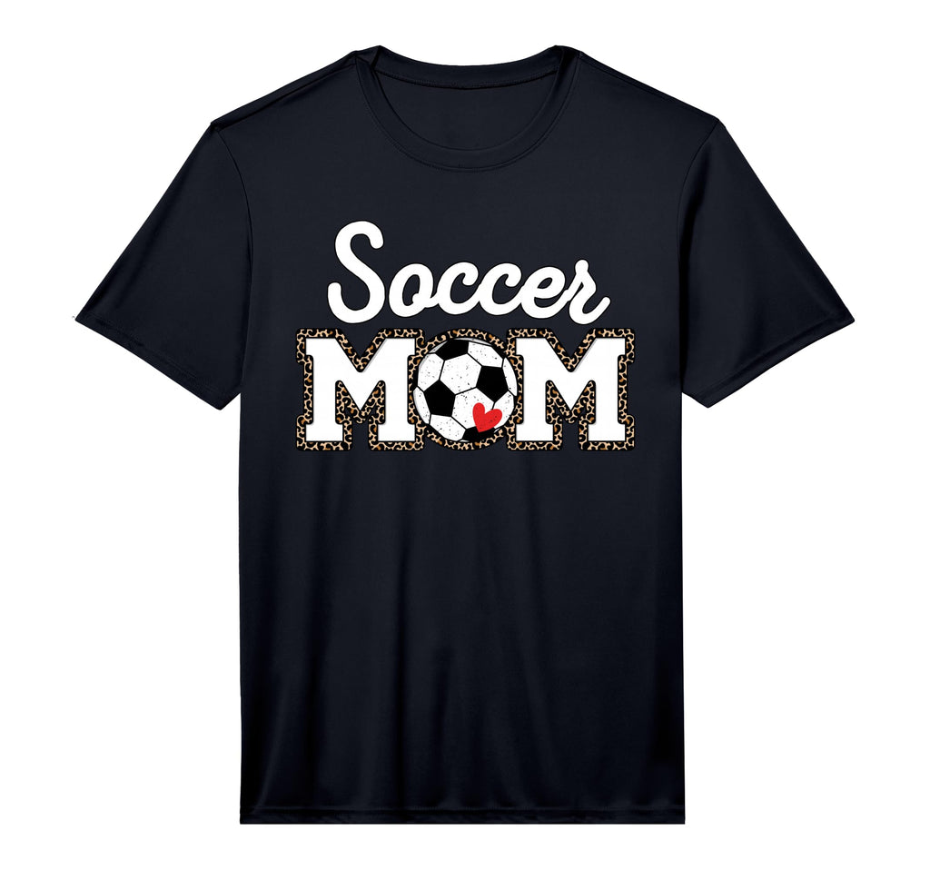 Mens Soccer Mom Leopard Performance T-Shirt - Minimalist Print Unisex - T-Shirt, Sweatshirt, Hoodie