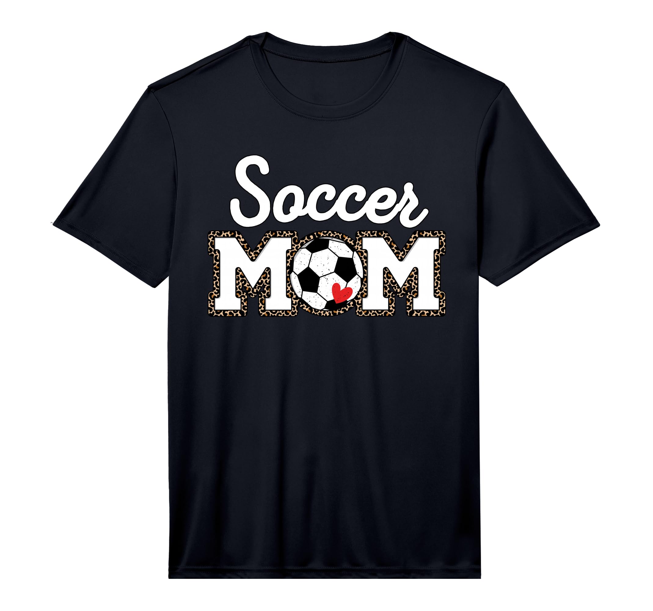 Mens Soccer Mom Leopard Performance T-Shirt - Minimalist Print Unisex - T-Shirt, Sweatshirt, Hoodie