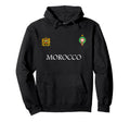 Morocco Flag Moroccan Soccer Morocco Hoodie - Trendy Graphic for Adults - T-Shirt, Sweatshirt, Hoodie