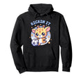 Kickin It Soccer Player Giraffe Ball Hoodie - Graphic Print Men Women - T-Shirt, Sweatshirt, Hoodie