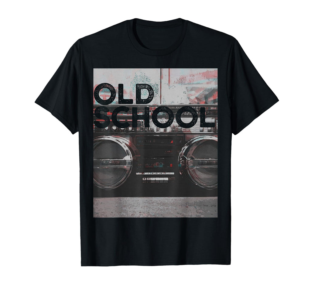 Old School Boombox Music Cassette T-Shirt - Aesthetic Graphic for Adults - T-Shirt, Sweatshirt, Hoodie
