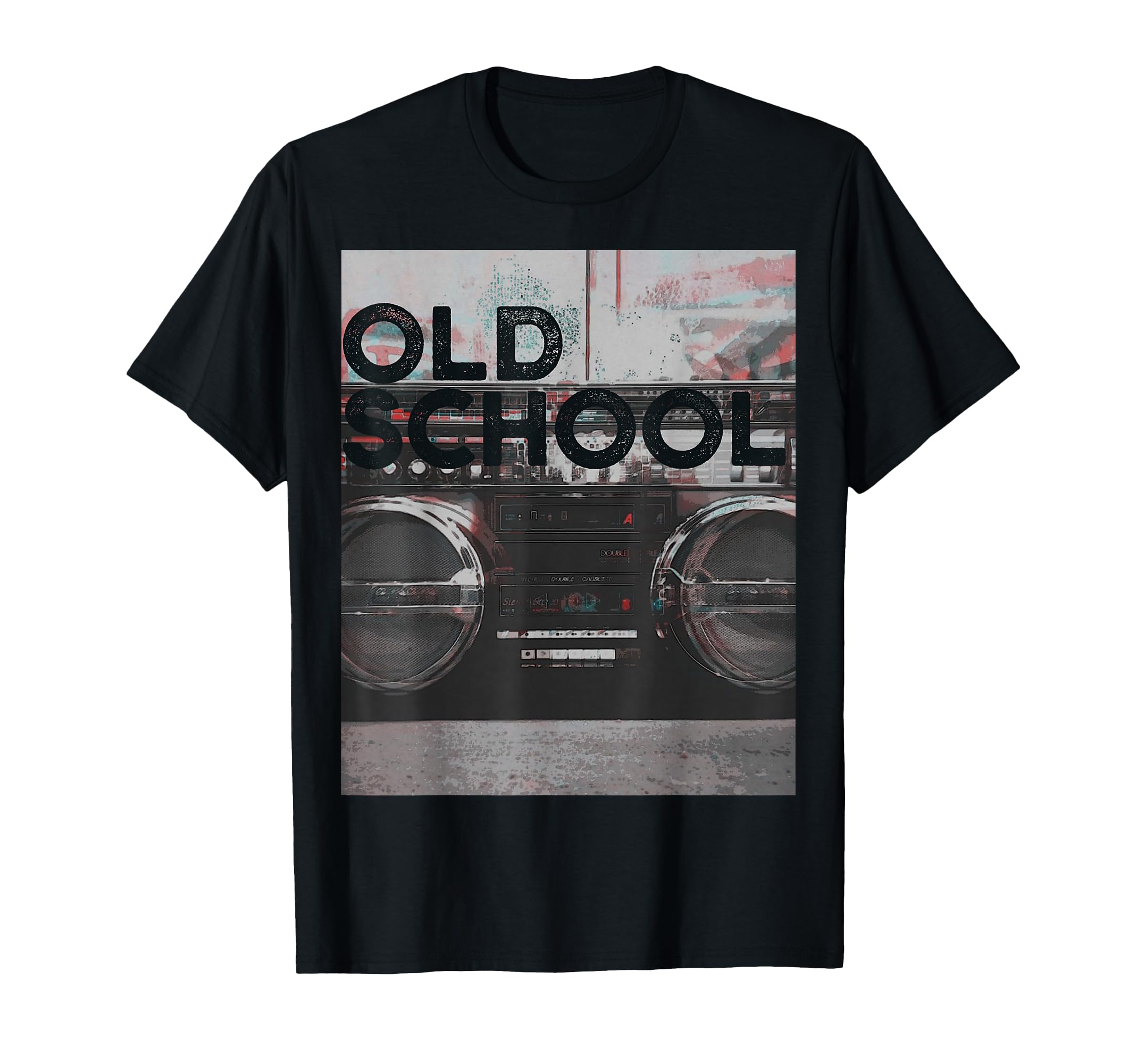 Old School Boombox Music Cassette T-Shirt - Aesthetic Graphic for Adults - T-Shirt, Sweatshirt, Hoodie