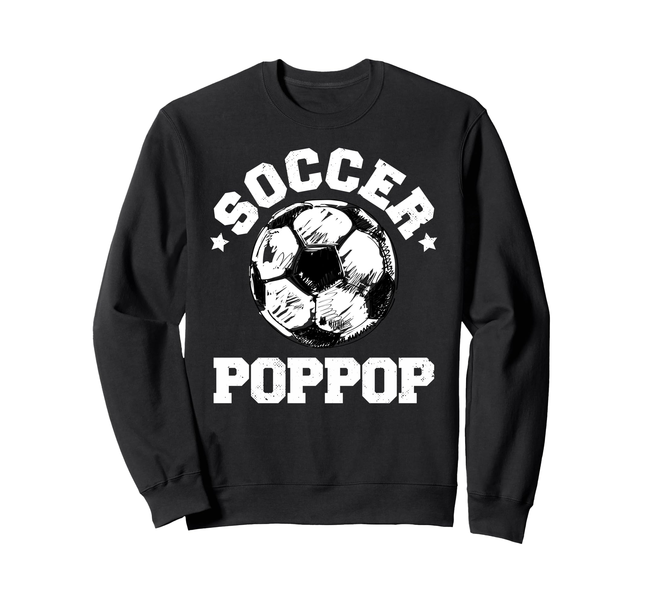 Soccer Poppop Soccer Ball Sweatshirt - Minimalist Print Men Women - T-Shirt, Sweatshirt, Hoodie