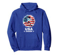 American Flag Soccer Soccer 2028 Hoodie - Minimalist Print Unisex - T-Shirt, Sweatshirt, Hoodie