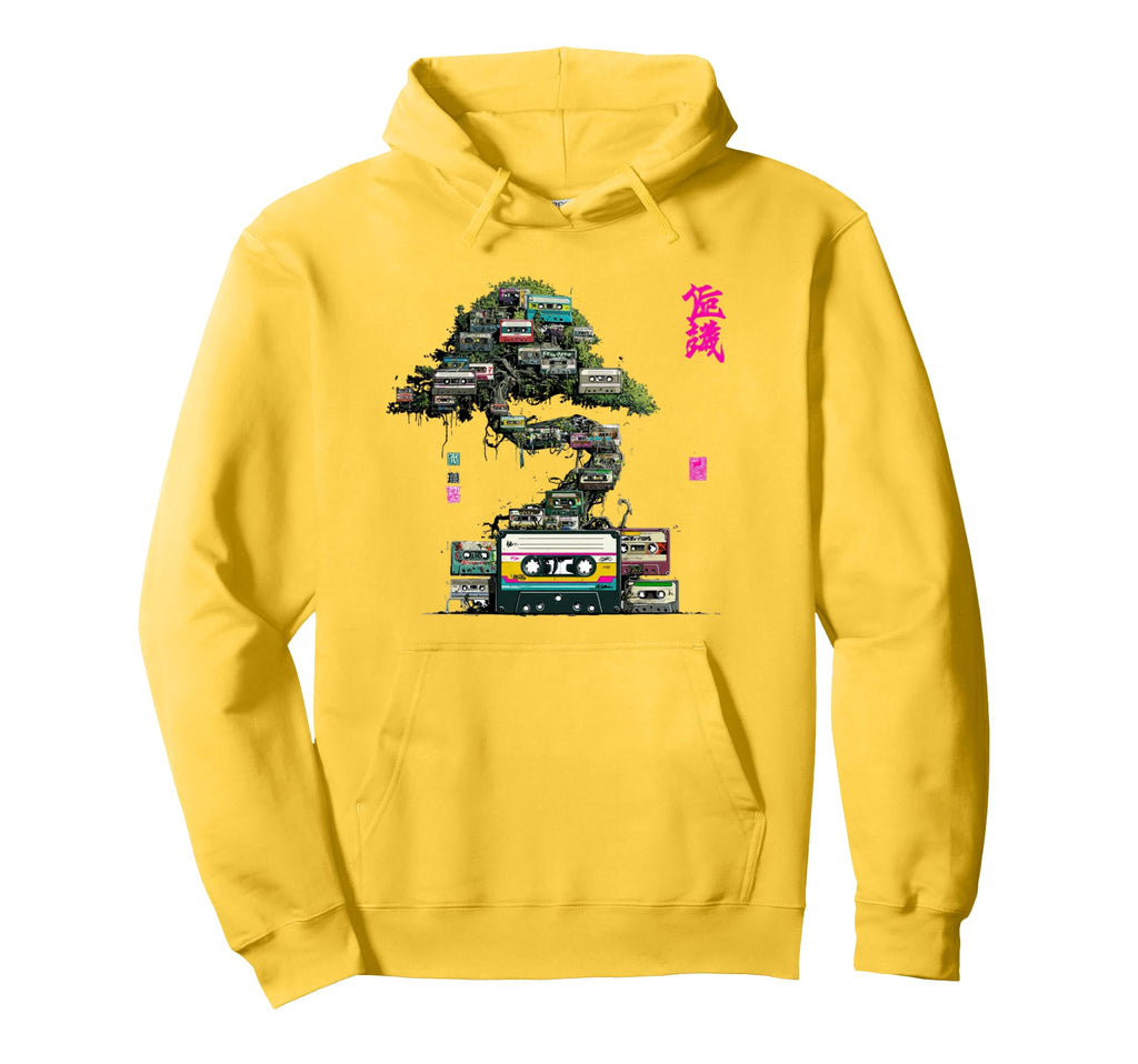 Old School Mixtape Cassette Hoodie - Custom Art Print Unisex - T-Shirt, Sweatshirt, Hoodie