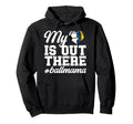 My Heart Is Out There Ball Mama Hoodie - Streetwear Style for Adults - T-Shirt, Sweatshirt, Hoodie