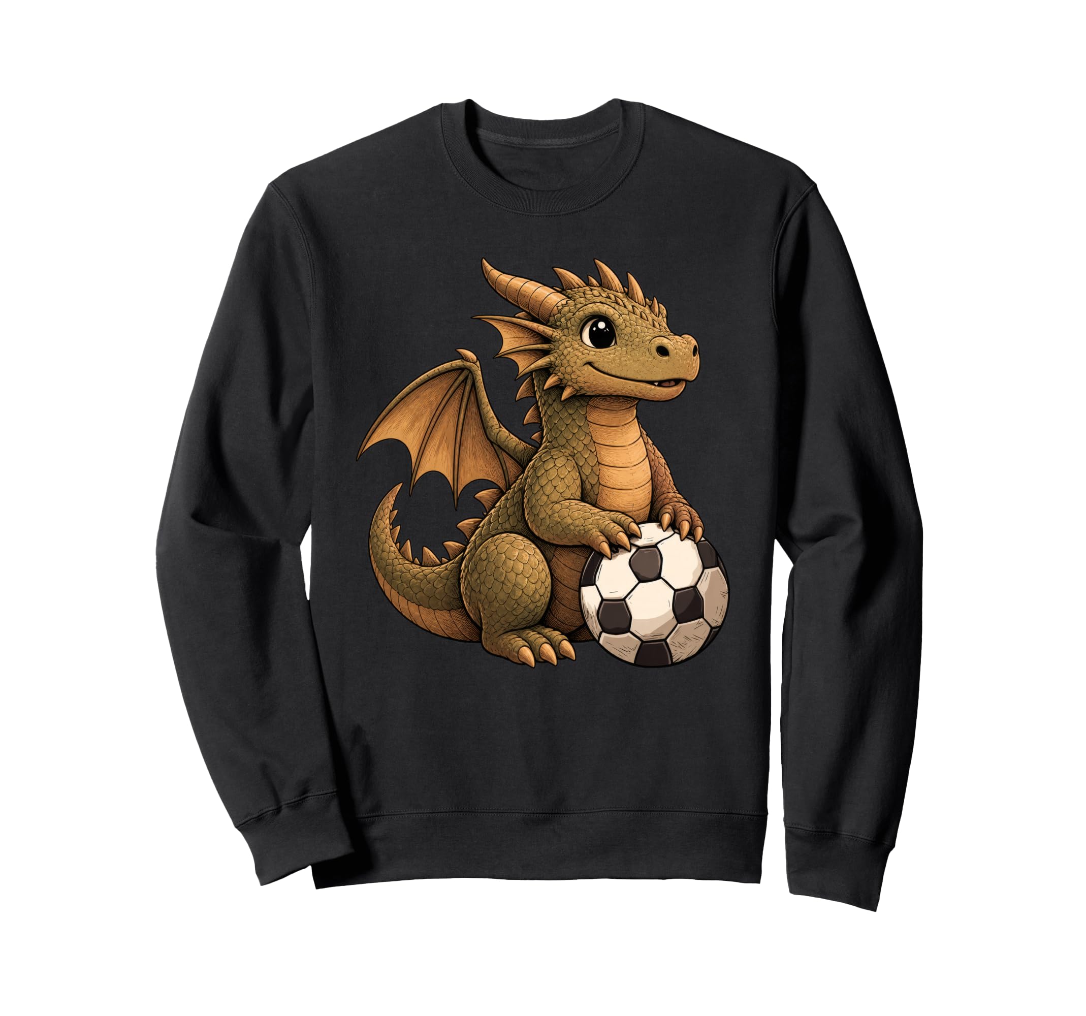 Funny Dragon Soccer Ball Sweatshirt - Aesthetic Graphic Unisex - T-Shirt, Sweatshirt, Hoodie