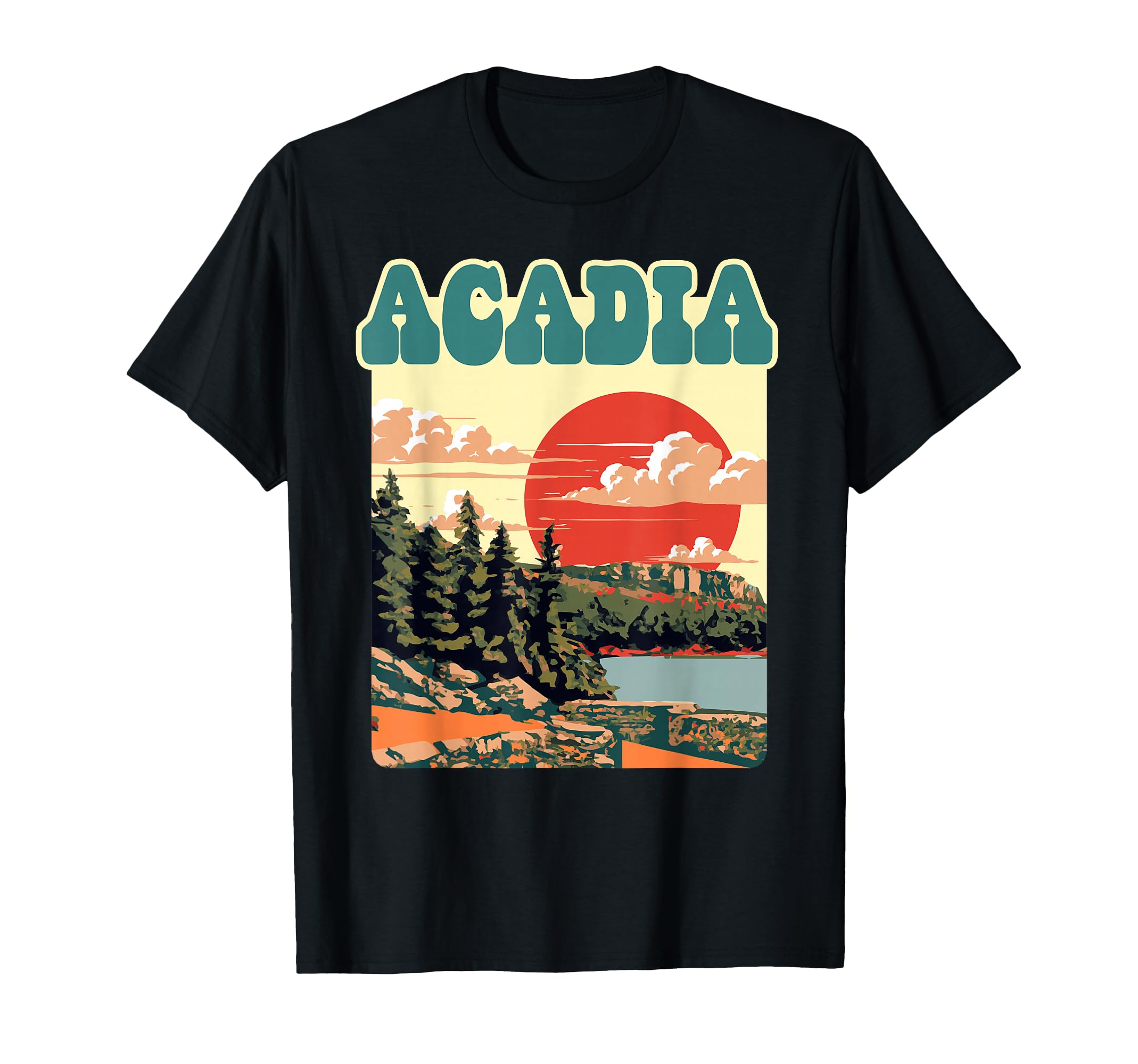 Acadia National Park Maine Parks T-Shirt - Unique Graphic for Adults - T-Shirt, Sweatshirt, Hoodie