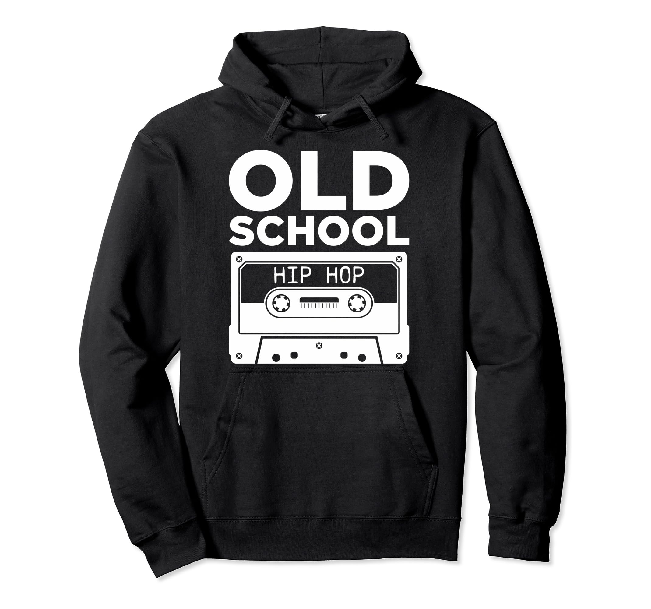 Old School Hip Hop Cassette Tape Wrap Music Hoodie - Unique Graphic Unisex - T-Shirt, Sweatshirt, Hoodie