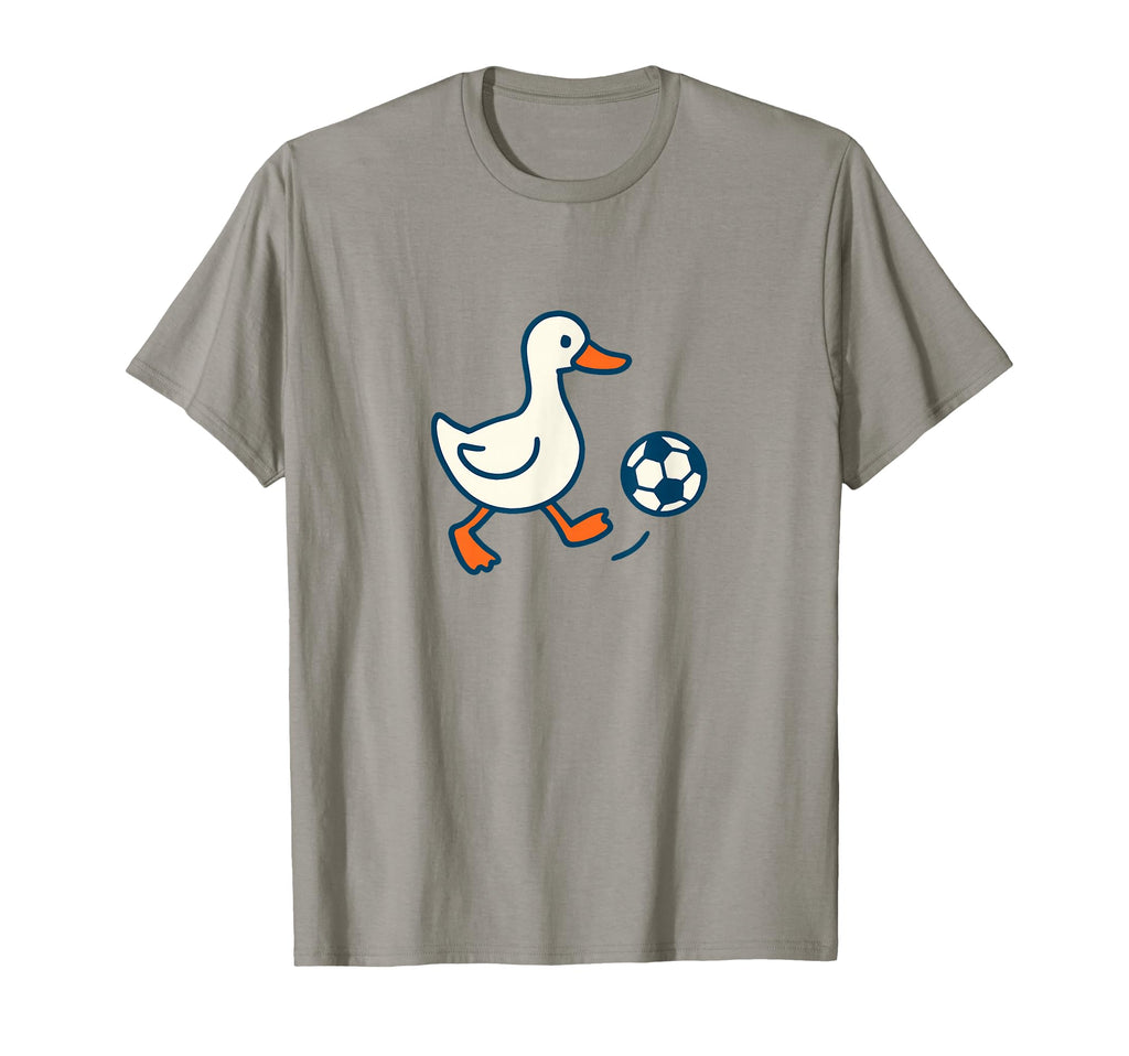 Minimalist Soccer Duck Football Animal T-Shirt - Trendy Graphic Men Women - T-Shirt, Sweatshirt, Hoodie