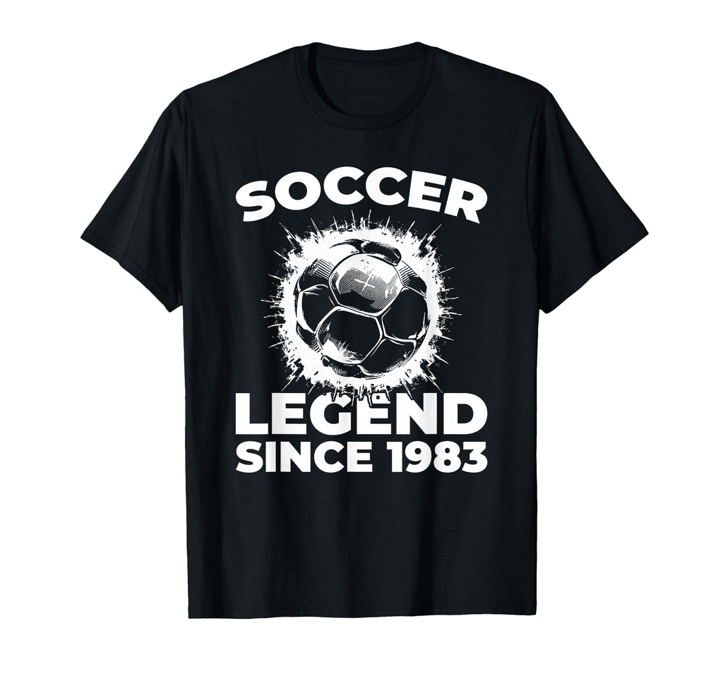 Born 1983 Player Sports Team Soccer T-Shirt - Graphic Print Men Women - T-Shirt, Sweatshirt, Hoodie