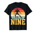 Nine Birthday 9 Years Old Soccer T-Shirt - Minimalist Print Men Women - T-Shirt, Sweatshirt, Hoodie