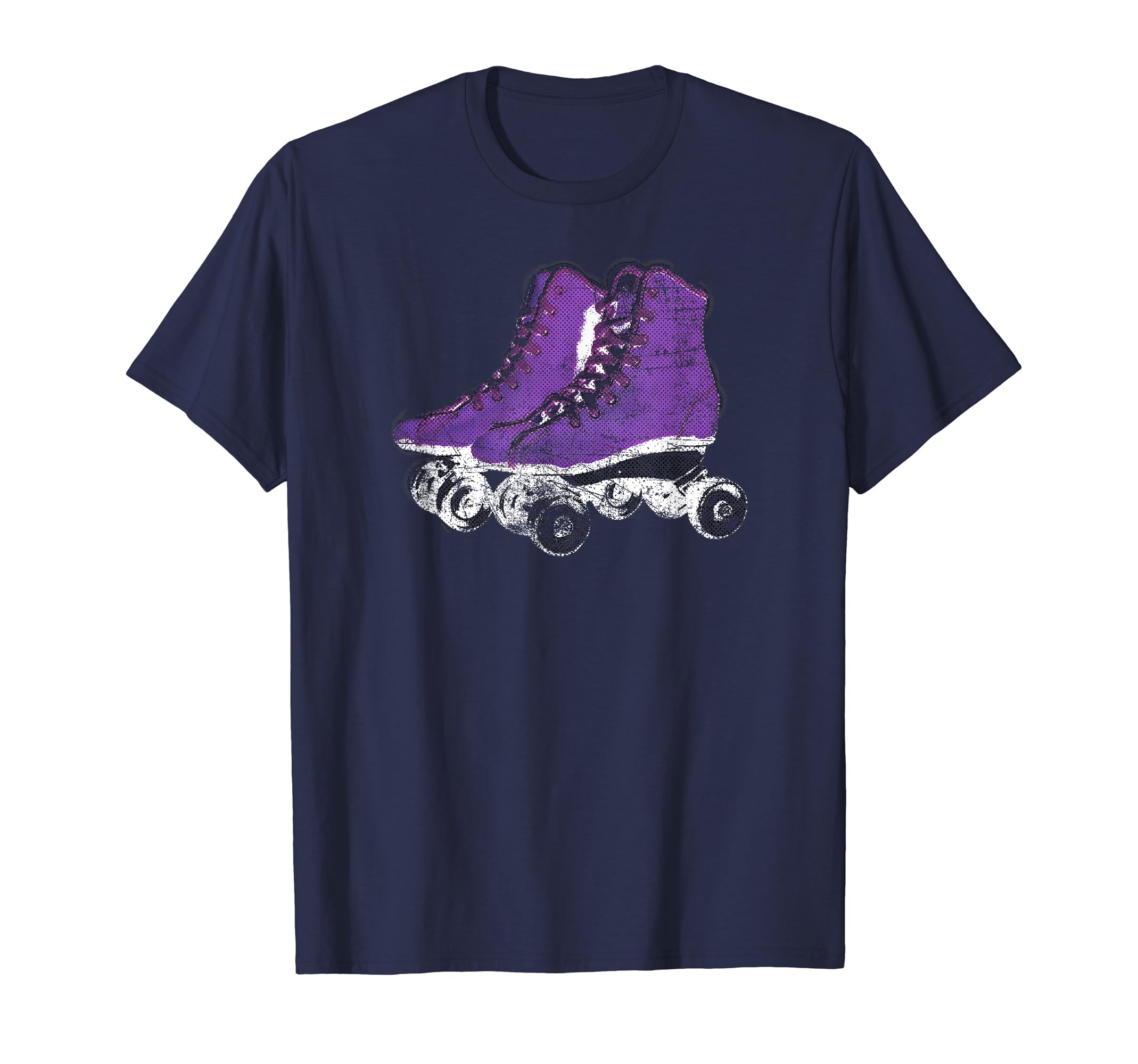 Roller Skates Old School Wordless Derby T-Shirt - Graphic Print for Adults - T-Shirt, Sweatshirt, Hoodie