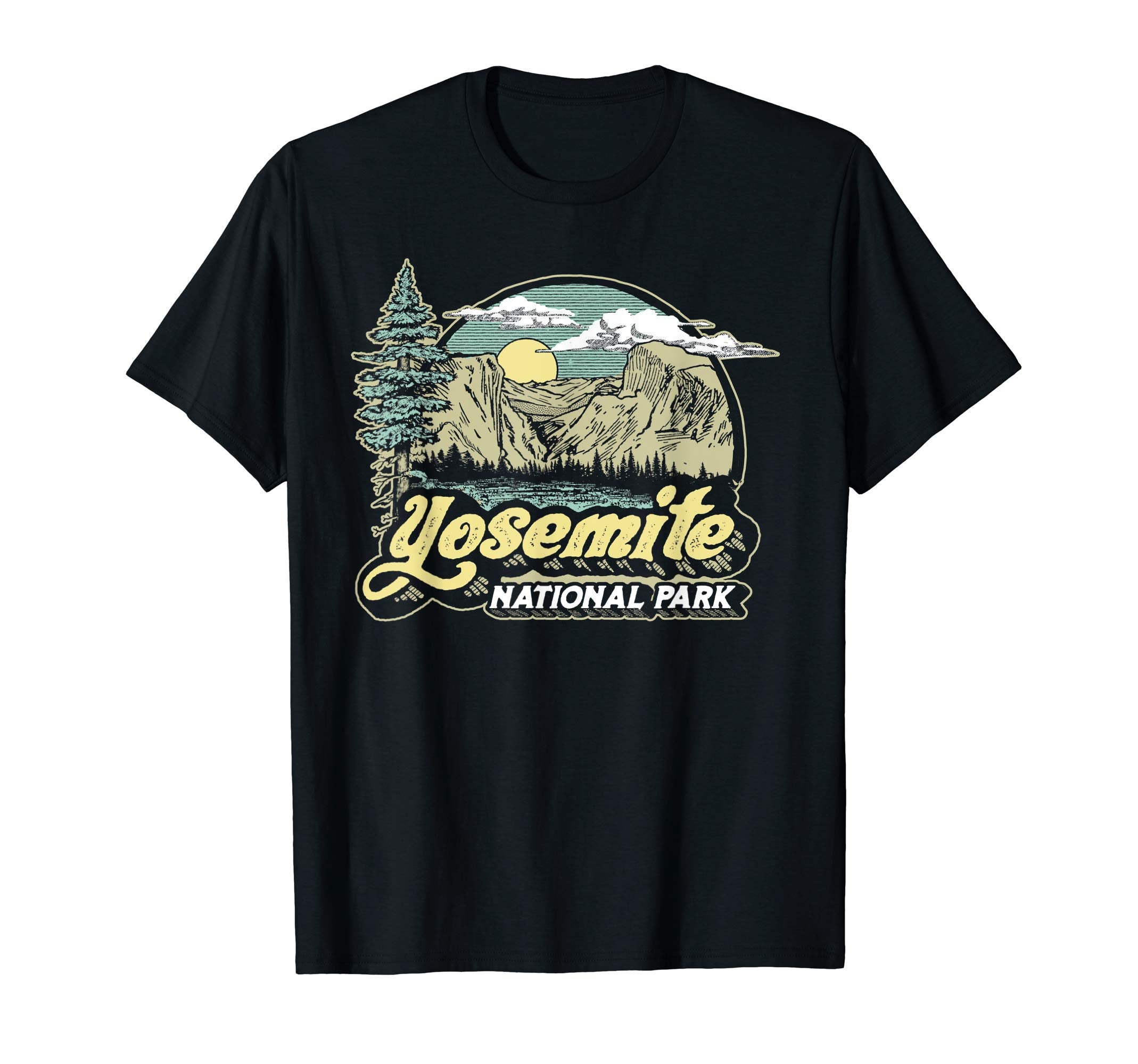 Yosemite National Park Eighties 80S T-Shirt - Streetwear Style Unisex - T-Shirt, Sweatshirt, Hoodie