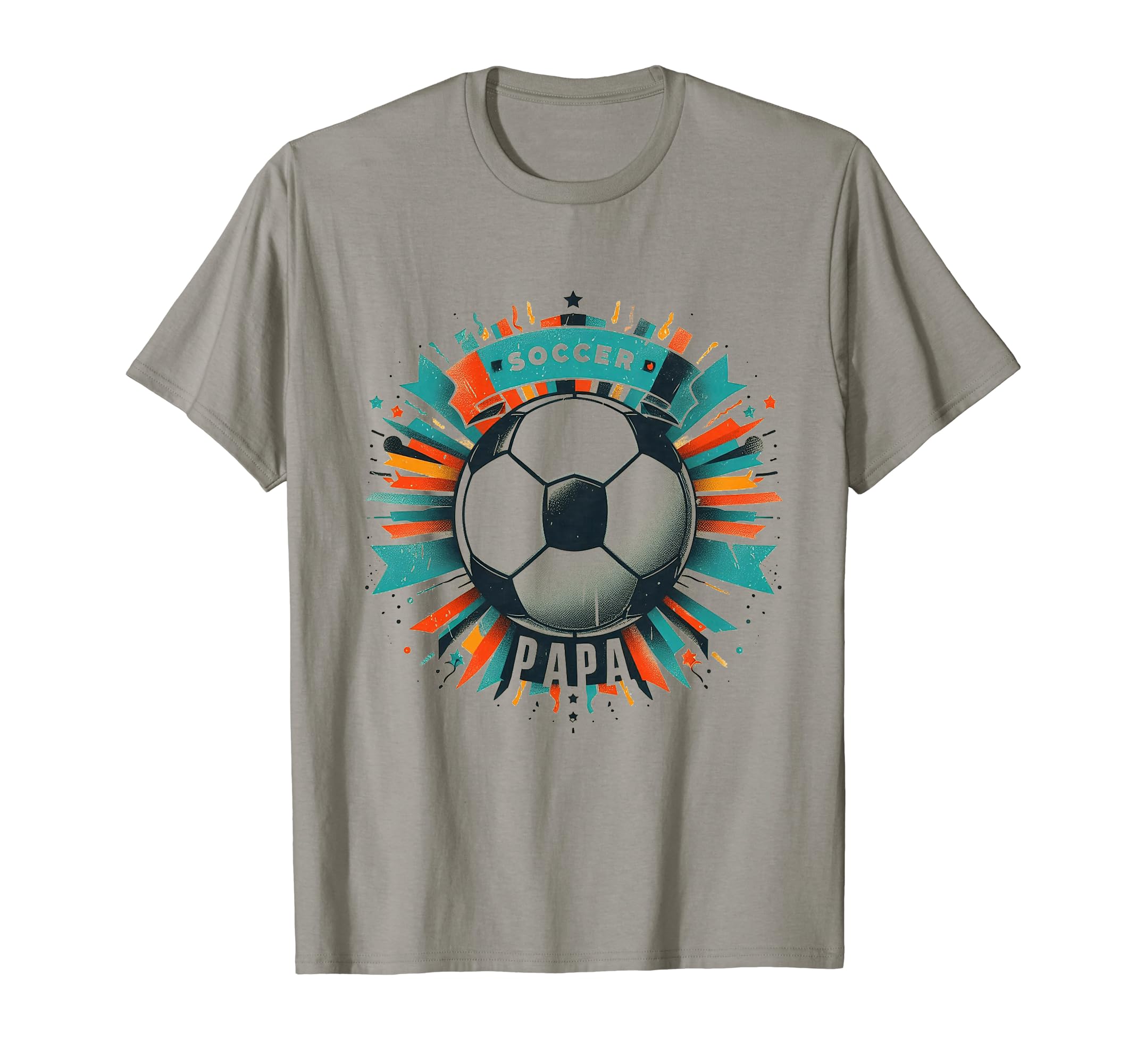Soccer Papa Family Matching Dad T-Shirt - Aesthetic Graphic Men Women - T-Shirt, Sweatshirt, Hoodie