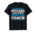 Funny Bowling Game Coach Mens Black T-Shirt - Novelty Apparel for Adults - T-Shirt, Sweatshirt, Hoodie