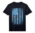 Half Micronesian Flag American T-Shirt - Casual Everyday Wear Men Women - T-Shirt, Sweatshirt, Hoodie