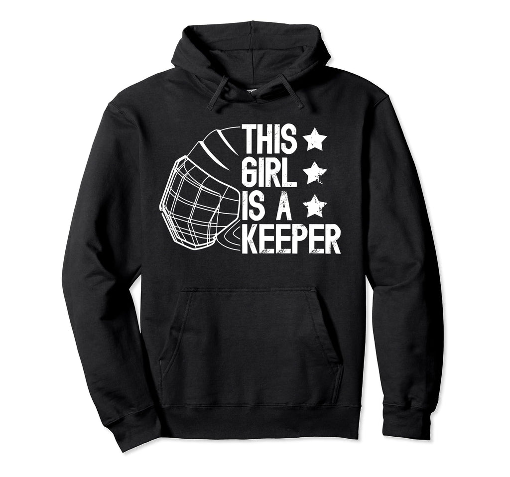This Is Field Hockey Keeper Female Hoodie - Aesthetic Graphic for Adults - T-Shirt, Sweatshirt, Hoodie