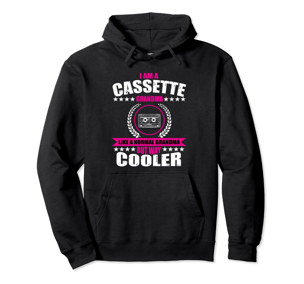 Funny Cassette Grandma Cassettes Hoodie - Unique Graphic for Adults - T-Shirt, Sweatshirt, Hoodie