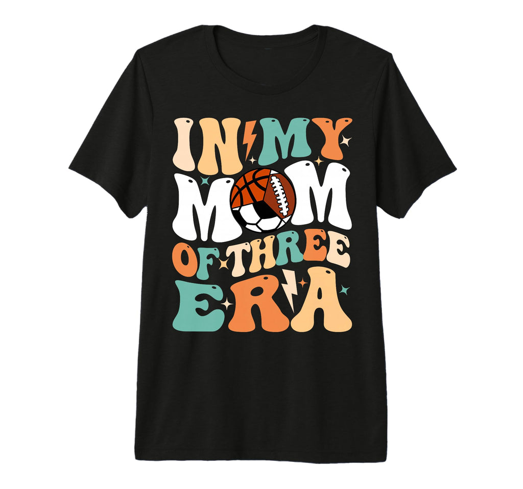 My Football Soccer Basketball Mom T-Shirt - Casual Everyday Wear Unisex - T-Shirt, Sweatshirt, Hoodie