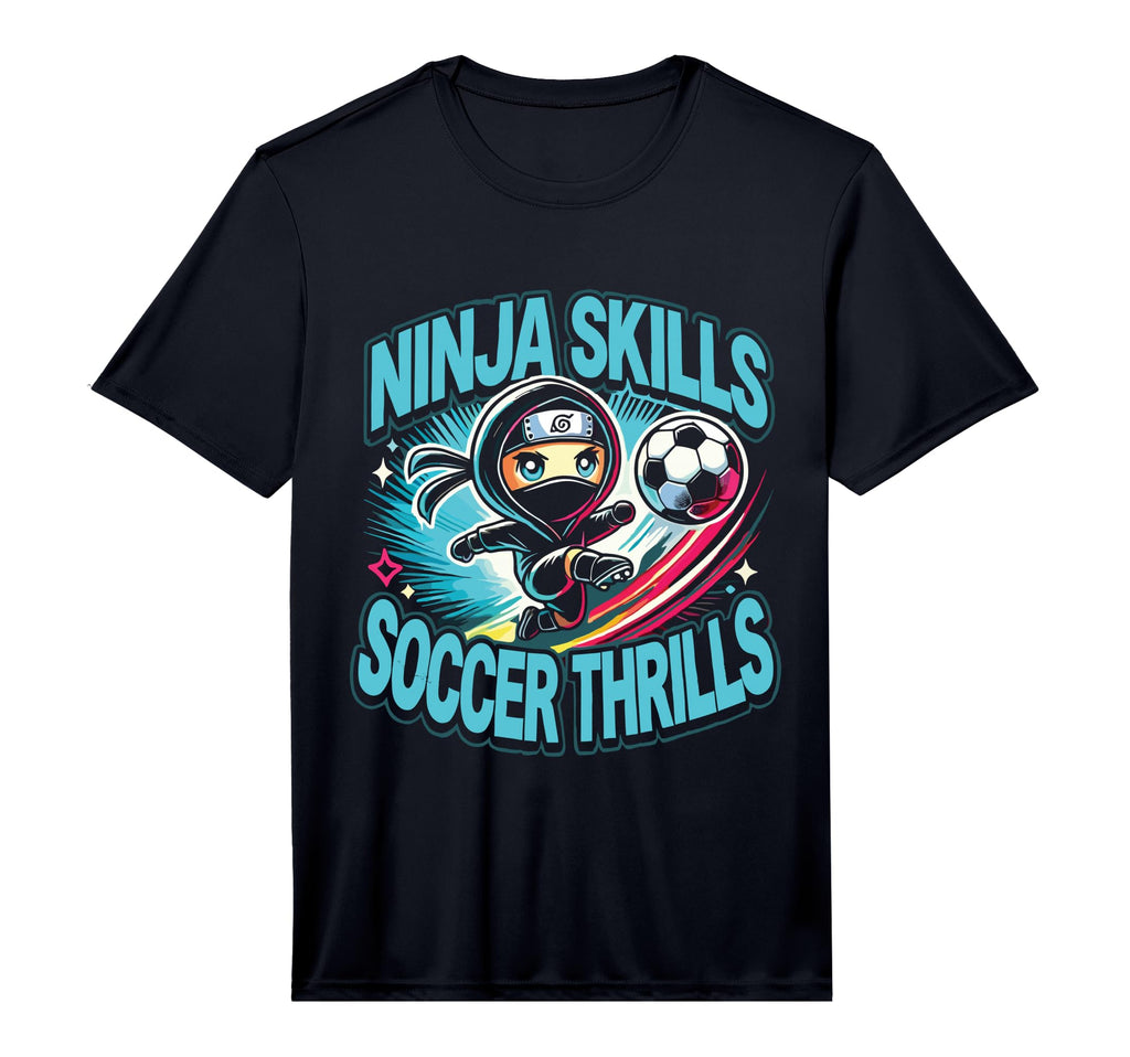 Funny Soccer Ninja Ninja Skills Soccer T-Shirt - Graphic Print Unisex - T-Shirt, Sweatshirt, Hoodie