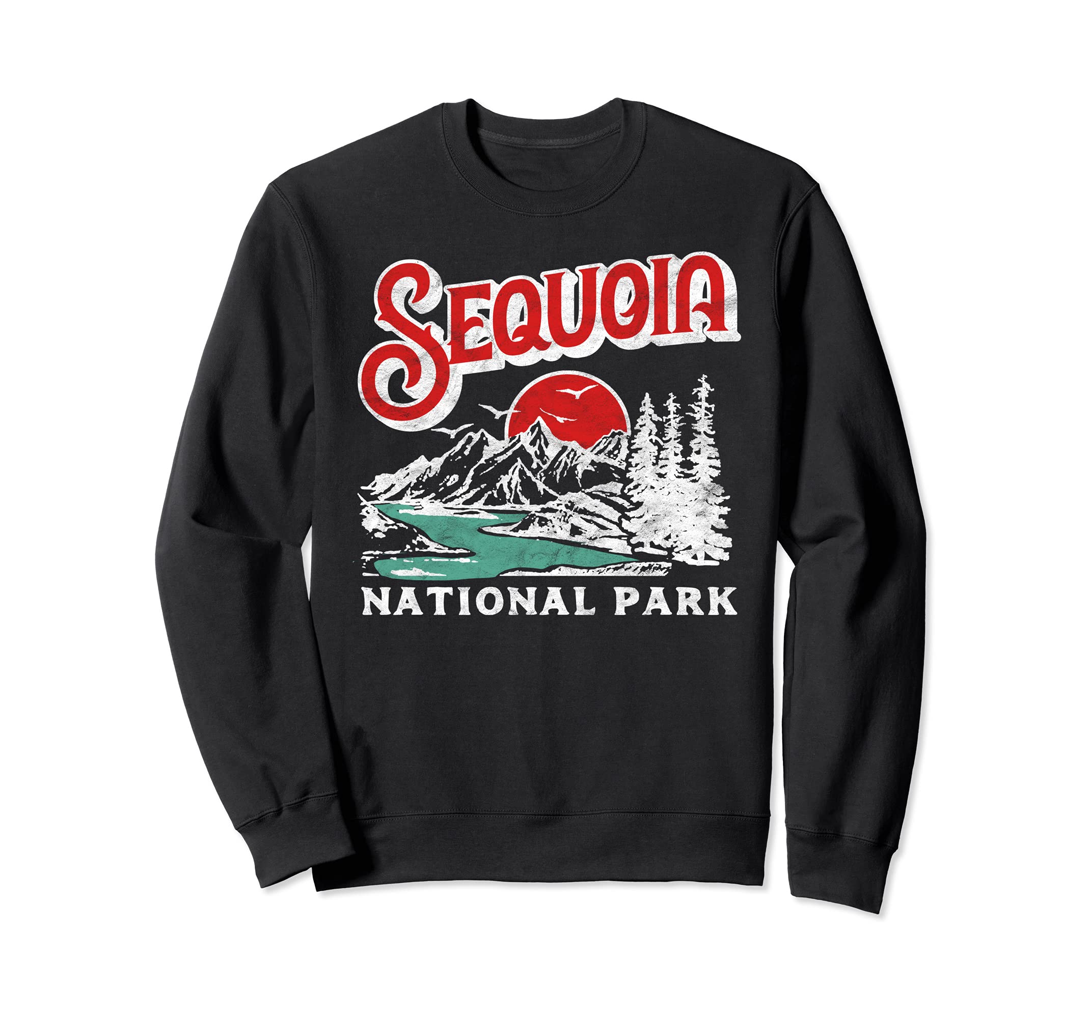 Sequoia National Park 80S California Sweatshirt - Custom Art Print Unisex - T-Shirt, Sweatshirt, Hoodie