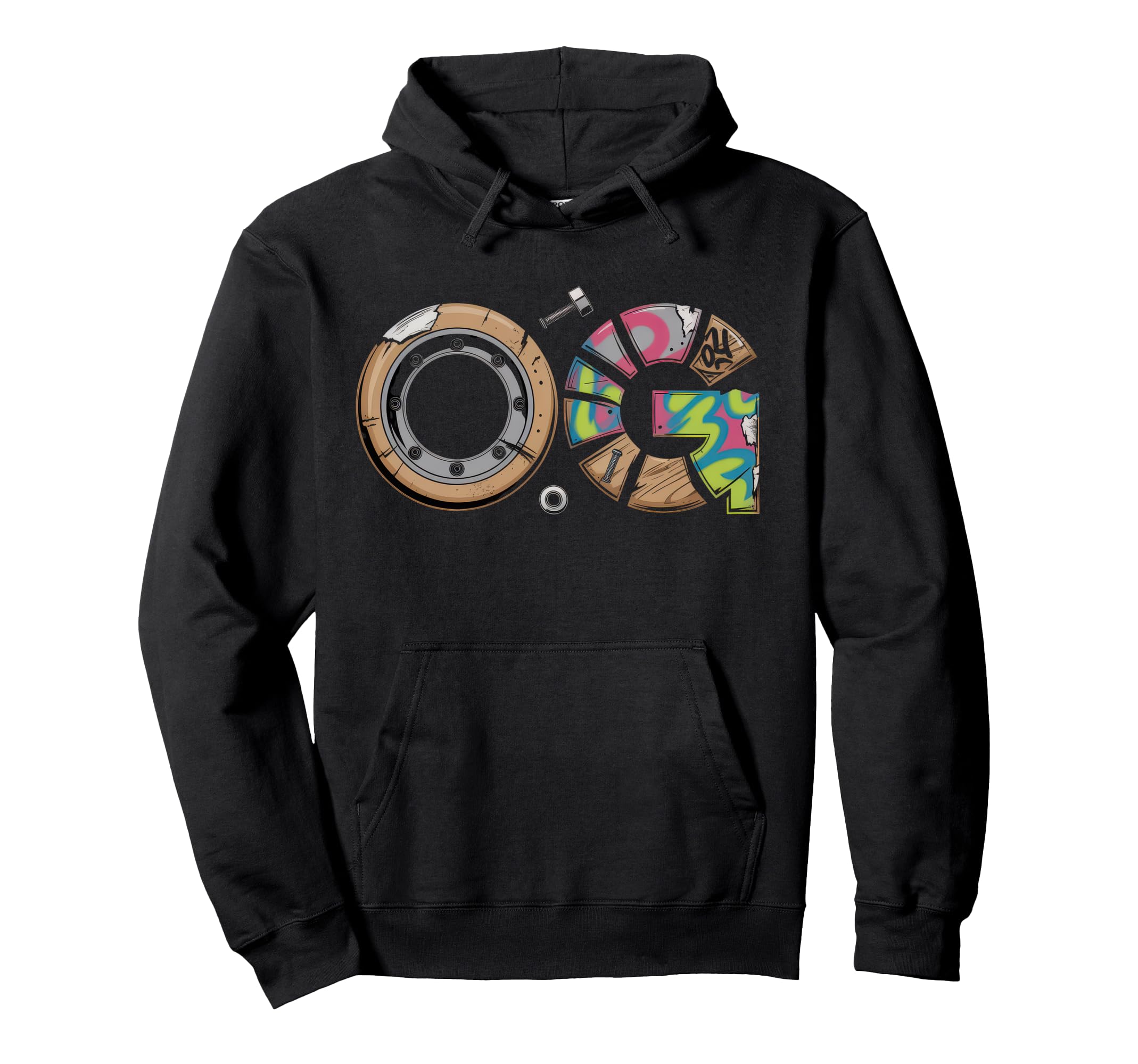 Old School Og Hip Hop Vinyl Cds Tapes Hoodie - Streetwear Style for Adults - T-Shirt, Sweatshirt, Hoodie