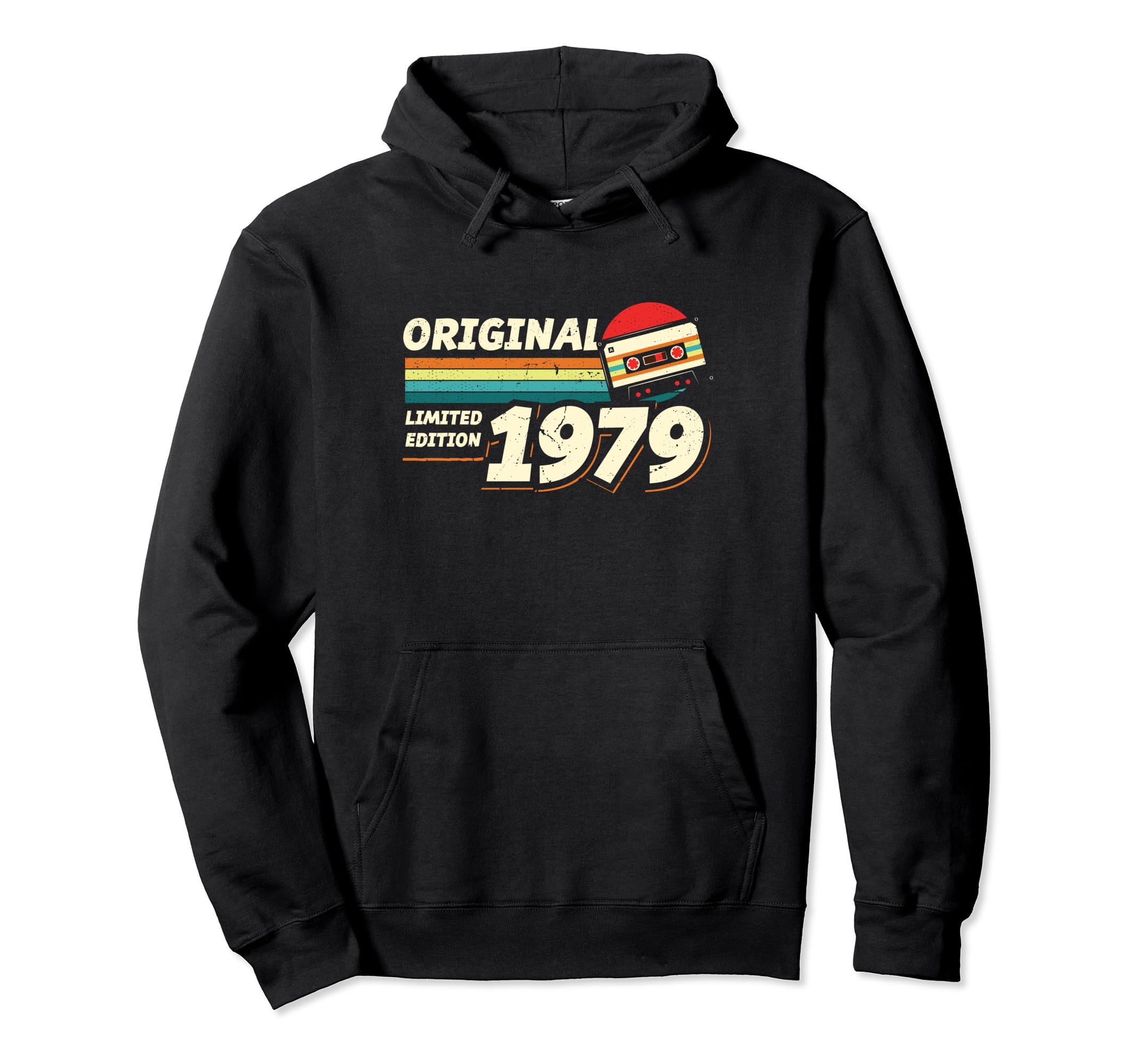 1979 Cassette Tape 45Th Birthday Hoodie - Trendy Graphic for Adults - T-Shirt, Sweatshirt, Hoodie