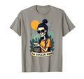 Gothic Tarot Card Skeleton Coffee T-Shirt - Novelty Apparel for Adults - T-Shirt, Sweatshirt, Hoodie
