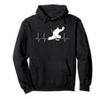 Funny Ice Hockey Goalkeeper Heartbeat Hoodie - Graphic Print Men Women - T-Shirt, Sweatshirt, Hoodie